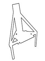 "A" chair sketch